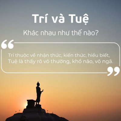TRÍ VÀ TUỆ — KHÁC NHAU NHƯ THẾ NÀO?