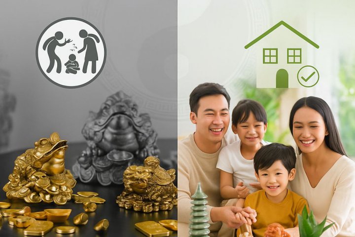 CHỈ CHĂM BÀY PHÁP KHÍ CHIÊU TÀI – NHƯNG GIA ĐẠO VẪN BẤT AN?